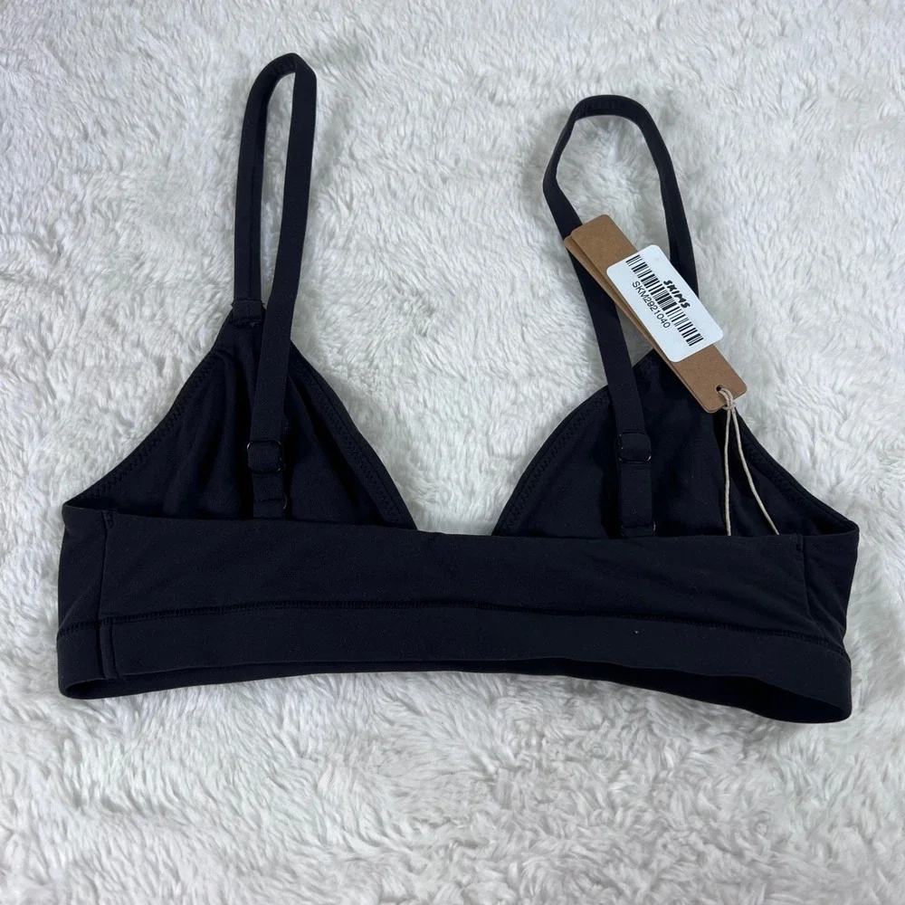 SKIMS Womens Fits Everybody Triangle Bralette Onyx Black BR-TRI-9200 Size XS NWT - Picture 6 of 10